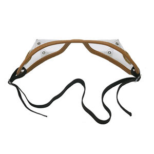 クラシック乗馬レース安全ゴーグルメガネアンチ風防塵エアベントPCレンズPUフレーム透明EN166標準 - Product Image 5