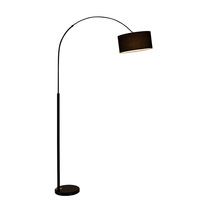 Lámpara de Pie LED Moderna de Lujo Estilo Europeo con Cubierta de Tela de Hierro, Alto Brillo, para Decoración de Hotel, Sala de Estar, Dormitorio u Oficina