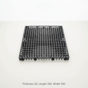 Barrière racinaire composite en géotextile non tissé alvéolé 20-30, panneau de drainage pour toitures, terrasses et allées paysagères - Product Image 4