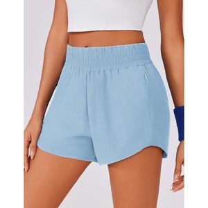 FOXA Pantalones cortos para correr de cintura alta para mujer, forro de malla de 2,5 pulgadas, de secado rápido, con bolsillos con cremallera, pantalones cortos deportivos para entrenamiento - Product Image 3