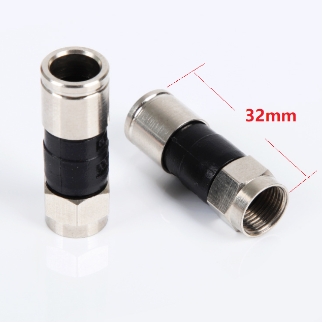 RG6 F Plug Connector Compression Coax F Connectors Rg6 Connector