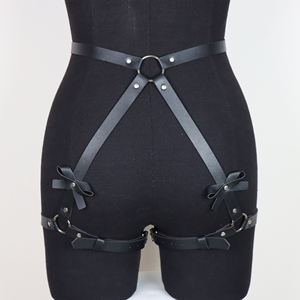 Nuova Giarrettiera da Gamba in <span class=keywords><strong>Pelle</strong></span> con Fiocco Esotica da Donna Lingerie Sexy Bondage SM Intimo Bondage per Flirt di Coppia - Product Image 6