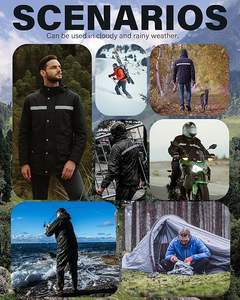 Impermeable <span class=keywords><strong>de</strong></span> Alta Calidad para Adultos, Traje <span class=keywords><strong>de</strong></span> <span class=keywords><strong>Lluvia</strong></span> <span class=keywords><strong>de</strong></span> Tela Oxford para Exteriores, Protección Laboral, Traje <span class=keywords><strong>de</strong></span> <span class=keywords><strong>Lluvia</strong></span> Reflectante Impermeable, Ropa <span class=keywords><strong>de</strong></span> Trabajo - Product Image 6