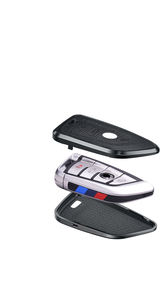 Étui de protection pour clé de voiture en alliage d'aluminium, coque, support, accessoires pour BMW X1 X3 X5 3 5 7 Nouvelle <span class=keywords><strong>série</strong></span> 4, porte-clés, sac - Product Image 6
