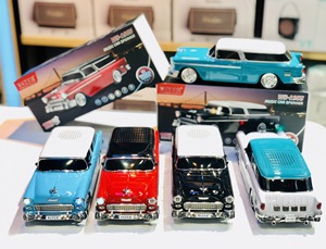 ODM/OEM 1500mAh Design Classique Voiture <span class=keywords><strong>Vintage</strong></span> WS-1955 Enceinte Portable de Bureau sans Fil Bluetooth pour Fêtes avec Radio FM et Mini Karaoké - Product Image 3
