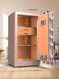 Coffre-fort Chenguang, nouvelle norme nationale, pour la maison et le bureau, intelligent, WiFi, télécommande, empreinte digitale électronique, épaissi, anti-effraction, grand, en métal - Product Image 1