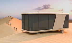 Super Apple Cabin Casa Container a Due Piani in Lana di Roccia Traspirante e <span class=keywords><strong>EPS</strong></span>, Certificata CE, con Camera da Letto, Soggiorno, Bagno, Officina e Centro Commerciale - Product Image 5