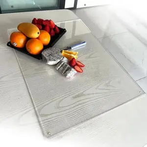 YAGELI factory hand made Acrylic Cutting Board with Lips Kitchen Anti-Slip Counter