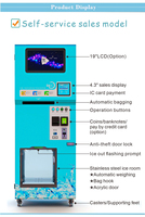 Distributeur automatique de glaçons et d'eau à pièces avec ensachage automatique