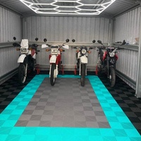 Beste Qualität PVC Kunststoff Auto wasch bodenfliesen New Style Market Car Garage Interlocking Bodenfliesen für Villa Click