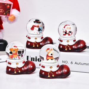 Scultura di Babbo Natale in Resina Dipinta Stile Europeo, Decorazione Creativa Ecologica per la Casa, Statuetta di Angelo, Modello Natalizio - Product Image 6