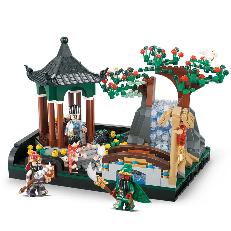Grosir Tiongkok Blok Bangunan 20502 Decool Tiga Kunjungan Ke Pondok LEGO Avengering Zhua Liang Liu Liu Bei Gua