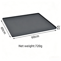 Tapis de protection en silicone antidérapant, imperméable et anti-fuite pour machine à laver, dessous de lave-linge, sèche-linge et réfrigérateur