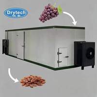 Industriële lade-type dadelpalm droogmachine met PLC temperatuurregeling voor uniform drogen van verse dadels, geen scheuren.