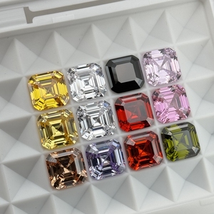 GEMAS HQ, Circonita Cúbica Sintética con Corte Asscher <span class=keywords><strong>de</strong></span> 3x3mm a 10x10mm, Piedras Preciosas <span class=keywords><strong>de</strong></span> Circonita Cúbica 5A en Varios <span class=keywords><strong>Colores</strong></span> en Oferta - Product Image 6