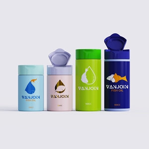 Tarros de Plástico con Tapa Abatible en Colores Degradados 2026: Empaque Estético, Ideal para el Hogar, Listo para Instagram y Redes Sociales, Potencial Viral, Personalizable - Product Image 5