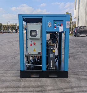 LY-30AZ 30hp/22kw 8 बार चिकनाई पोर्टेबल स्क्रू एयर कंप्रेसर पंप 220v गैस पावर एयर इंजन मोटर असर टैंक - Product Image 3