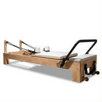 Machine de Pilates Réformateur en Bois de Chêne de Qualité Commerciale, Réglable et Durable, Certifiée ISO, MOQ 1-50 Pièces, Prix de Gros