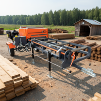 Machine à chanfreiner automatique horizontale pour planches de bois, double lame, électrique/essence/diesel, moteur de scierie circulaire 18 kW, dégrossisseuse de bois