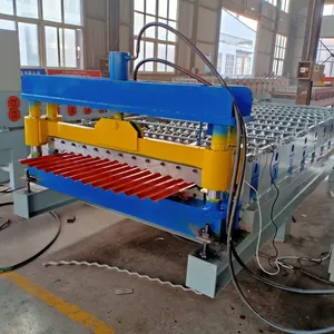 Africa Import Better quality corrugated roof panel roller machine