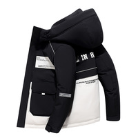 Chaqueta de invierno con capucha para hombre, cortavientos impermeable, abrigo grueso y cálido, 2019