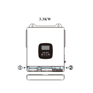 อินเวอร์เตอร์พลังงานแสงอาทิตย์ออฟกริด3KW 3.3KW 4.3WK อินเวอร์เตอร์ไฮบริดแบบเฟสเดียว6.3KW สำหรับระบบสุริยะ - Product Image 2