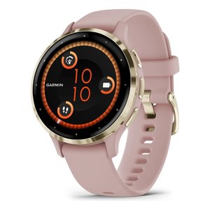 Montre connectée (AMOLED) <span class=keywords><strong>VENU</strong></span> 3S <span class=keywords><strong>Rose</strong></span> poudré et Or doux 41 mm 010 02785 03 - Product Image 1