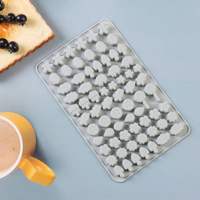 Moules de cuisson en silicone personnalisés de qualité alimentaire antiadhésifs pour la fabrication de gâteaux, de gelée, de fondant, de chocolat, moule en silicone pour panneaux