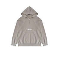 Pull à capuche décontracté pour homme, style Old Money, en mélange coton-nylon, idéal pour l'automne et les trajets quotidiens