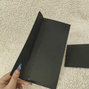 Phong Bì Giấy Bìa Đen 250gsm Sang Trọng Cao Cấp Tùy Chỉnh In Phong Bì Giấy Logo Vàng - Product Image 3