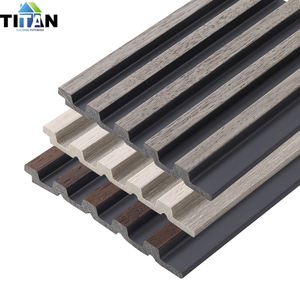 Pannelli a strisce in <span class=keywords><strong>legno</strong></span> massello 3D insonorizzati decorazione della <span class=keywords><strong>parete</strong></span> <span class=keywords><strong>rivestimento</strong></span> per pareti interne Ps - Product Image 1