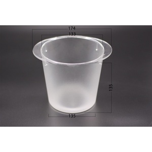 Hot Selling Polycarbonate Ice <b>Bucket</b> with Lid Outdoor Ice <b>Bucket</b> Table Multi <b>Plastic</b> Ice <b>Bucket</b> with Stock - Product Image 2