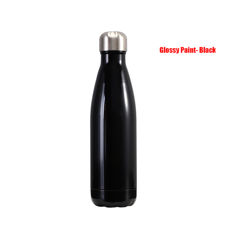 Outdoor Metal 500ml Cola Shape Double Wall Vacuum Insulated Sports ...