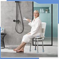 Barre d'appui de douche de 12 pouces pour personnes âgées, équipement de sécurité pour salle de bain, poignée de douche à ventouse, sans perçage, pour personnes âgées
