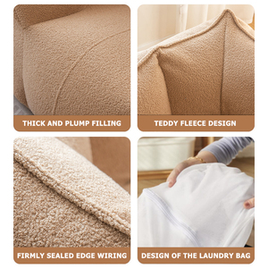 Sofá de <span class=keywords><strong>Dos</strong></span> <span class=keywords><strong>Plazas</strong></span> Estilo Crema, Sofás para Sala de Estar, Sofá de Espuma Comprimida, Muebles Chinos para Apartamentos Pequeños - Product Image 4