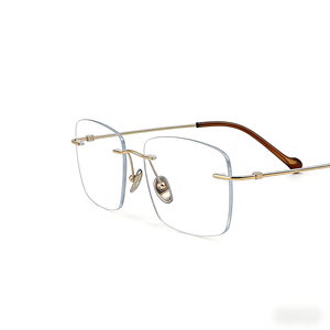 <span class=keywords><strong>Gafas</strong></span> Ópticas <span class=keywords><strong>de</strong></span> Titanio sin Montura XPZ, Marca <span class=keywords><strong>de</strong></span> Lujo para Hombre y Mujer, Lentes Personalizables, Anti Luz Azul, para Todas las Formas <span class=keywords><strong>de</strong></span> Rostro - Product Image 1