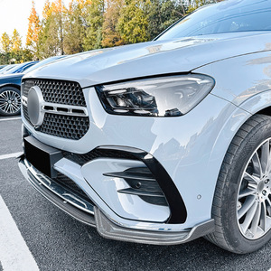 Divisor Delantero para Mercedes-Benz Clase GLE Coupé, Textura de Fibra de Carbono Negro Piano, ABS, Piezas de Modificación 2024+ - Product Image 2