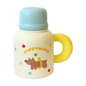 Linda Botella de Agua Aislada de Acero Inoxidable con Diseño de Perro, 500 ml, con Asa, para Mujeres, Regalo de Oficina, Verano 2025 - Product Image 5