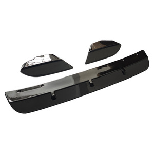 Divisor de Parachoques Delantero BMW en Negro Brillante ABS para X3M X4M 2018 2021 Versión MP - Product Image 2