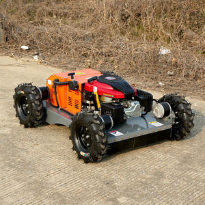 Frete Grátis Alta Qualidade Heavy Duty Remote Controlled Powered Lawn Mower Para Agricultura E Florestas Weeding Crawler Mower - Product Image 4