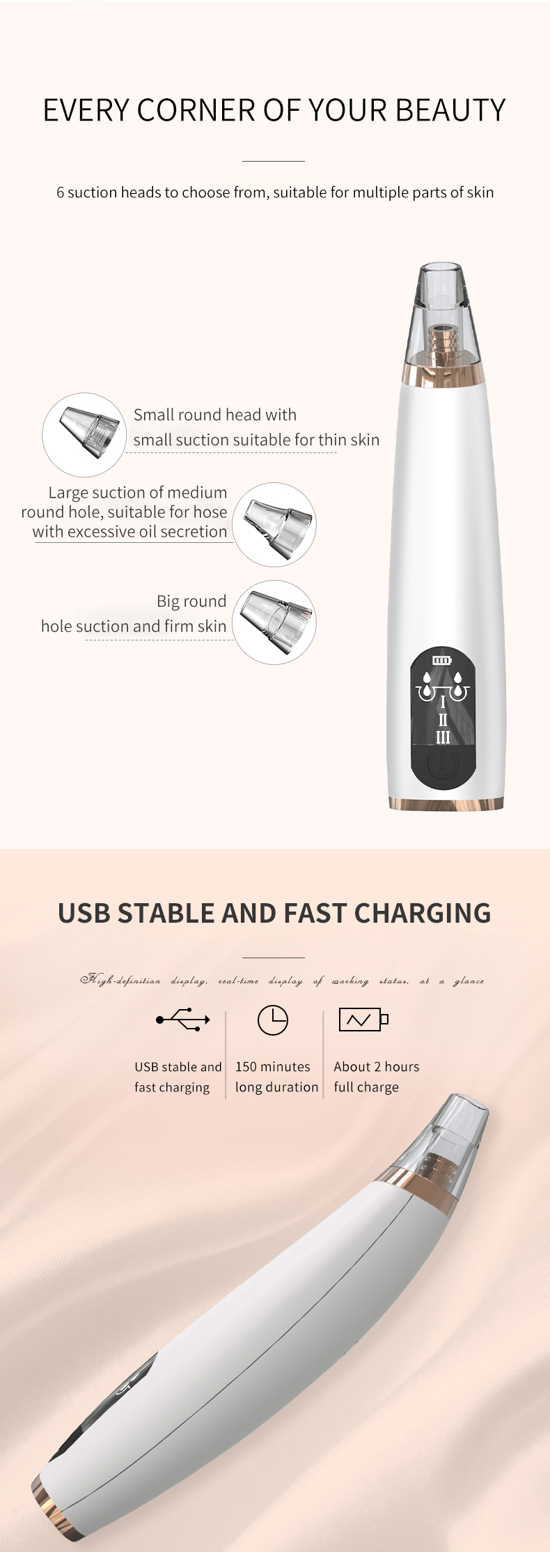Pore Cleanser Cleansing Pulled Out Get Rid Of Suction The Whitehead Blackhead Removal Remover Black Absorption Instrument