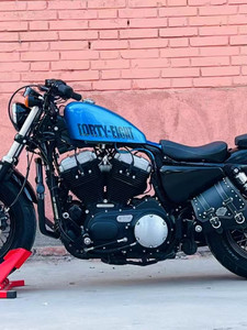 Importato per 883 American Wolverine Davis X48 Retro Cruiser Big Glider Fat Boy Horseshoe Sound Motorcycle HL-883n - Product Image 5