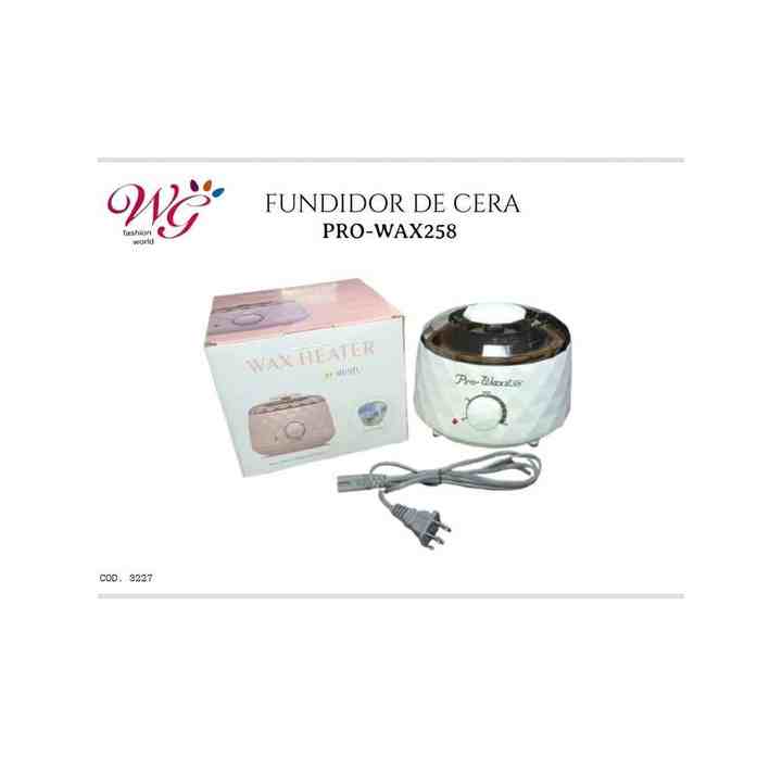 Pro-Wax258 Plastic Wax Melter with 2 Sachets of 100g Wax for Hair Removal on Hands and Body Heating Function Included