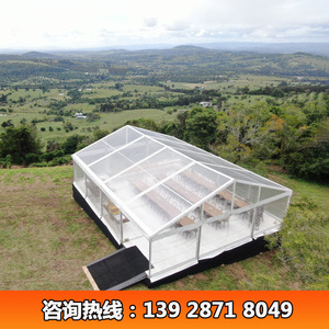 Tente de réception modulaire pour mariage, toit en PVC, structure en acier, abri extérieur quatre saisons, tente de restaurant transparente - Product Image 3