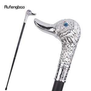 Bâton de marche Rufengbao Duck Head 95 cm avec poignée en métal, bâton de randonnée, luxe et mode, pour usage extérieur - Product Image 3