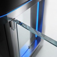 Torniquete de Barrera Abatible de Acero Inoxidable 304 con Reconocimiento Facial, Código QR y Control de Acceso RFID para Entrada de Metro y Cine
