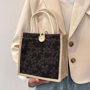 Sacs fourre-tout naturels réutilisables et imperméables de luxe pour courses de vêtements - Product Image 2