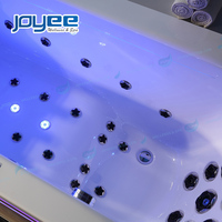 Baignoire Spa Autoportante en Acrylique pour Intérieur, Baignoire de Massage Hydromassant JOYEE avec Drain Inclus