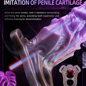SHAZ Funda Única para Pene, Dildo Hueco con Anillo para el Pene, Funda Protectora para Pene, Anillo para el Pene, Juguetes Sexuales para Hombres - Product Image 3