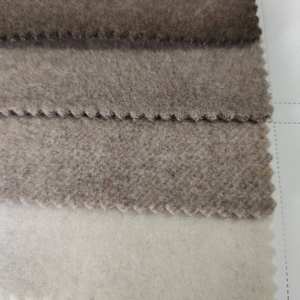 قماش صوف شتوي سميك مزدوج الوجه، 10% كشمير 70% صوف 5% حرير، 880 جرام لكل متر مربع، منسوج بخيوط قائمة، لتصنيع السترات والبدلات والمعاطف العصرية الكاجوال - Product Image 6